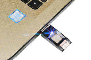USB flash disk - zabezpečení otiskem