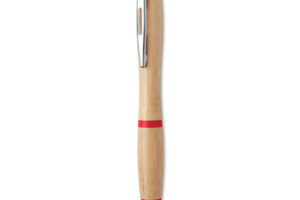 Kuličkové pero s bambusovým tělem a ABS částmi