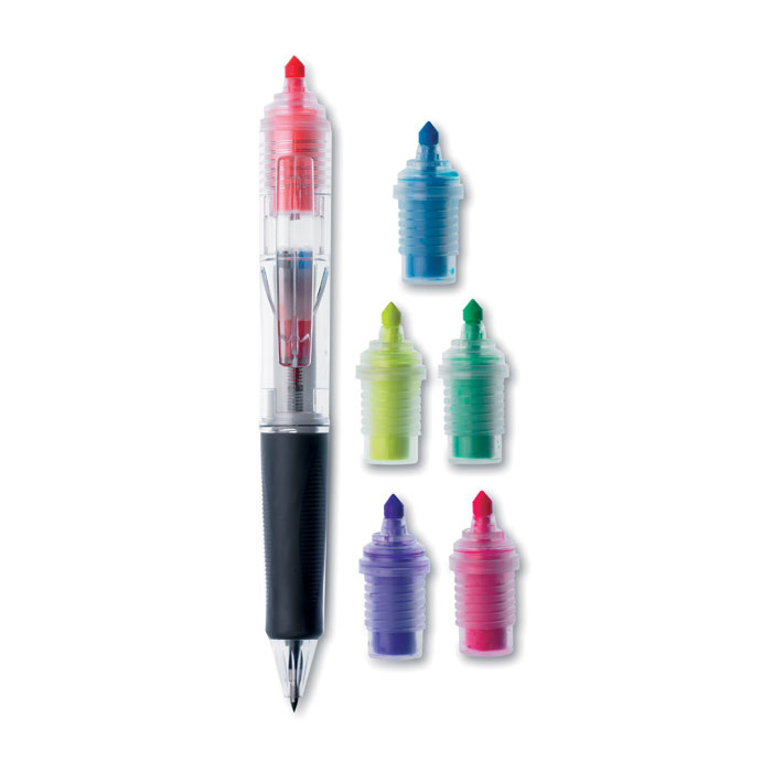 3-barevné-kuličkové-pero-se-6ti-zvýrazňovači