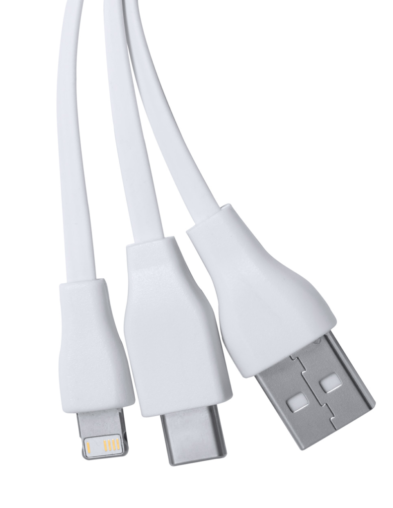USB nabíjecí kabel s přívěškem na klíče
