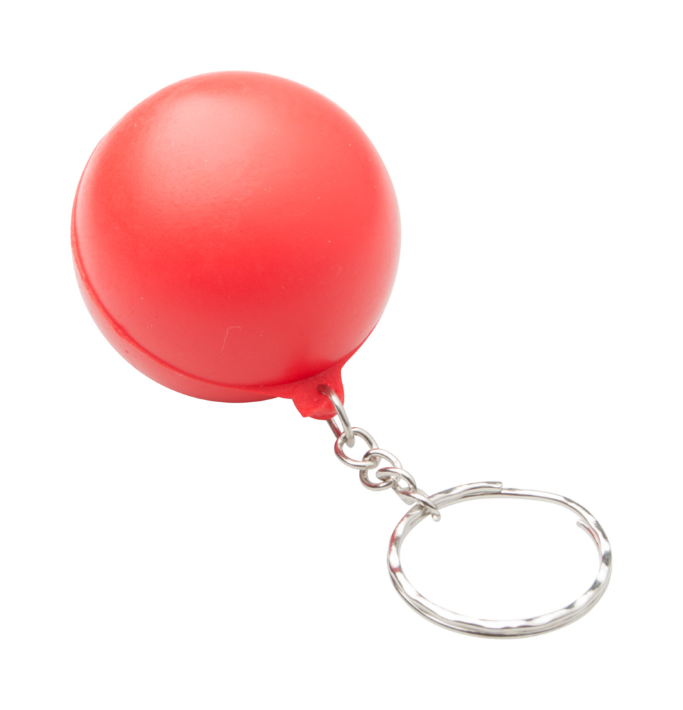 Antistresový balonek s kroužkem na klíče