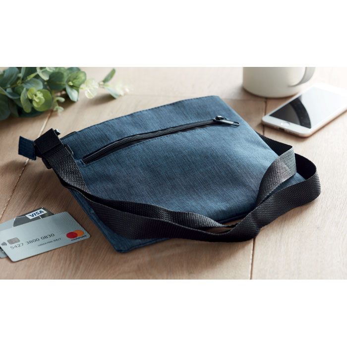 Cestovní malá taška přes rameno se RFID ochranou